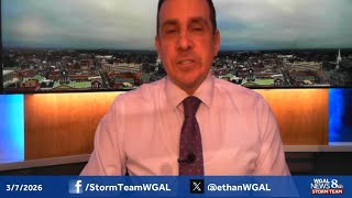 Scattered showers & thunderstorms Saturday evening; Milder & more sun Sunday