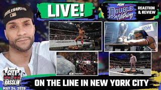 #AEW Double or Nothing🗽LIVE Reaction & Review 4/24/26 | #darbyallin #mjf #mickfoley #tonykhan