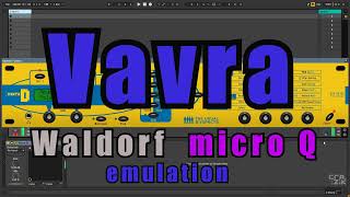 Vavra Free Waldorf Micro Q Emulation - Demo By Crazik