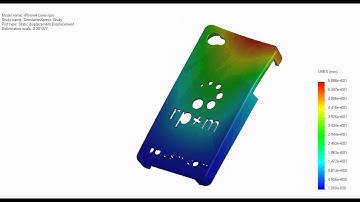 Finite Element Analysis-iPhone4 cover-rpm Simulation