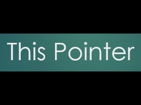 20  This Pointer