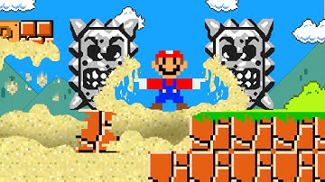 Super Mario Bros. But Everything Mario Touch Turns into Desert | Box Mario Pixel