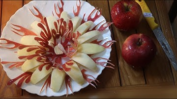 HƯỚNG DẪN CẮT TỈA HOA TỪ TÁO,BÀY ĐĨA TÁO SIÊU ĐẸP - BÀI CÔNG NGHỆ KHỐI 6 @mebaohan.official