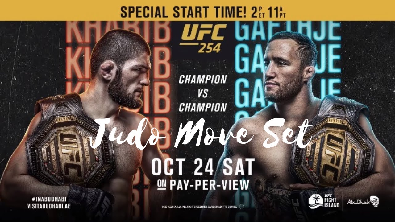 Khabib Nurmagomedov VS Justin Gaethje Judo move set (UFC 254) YouTube