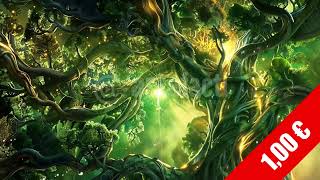 Enchanted Forest Orbs — Cinematic Fantasy Background | HD Stock Footage