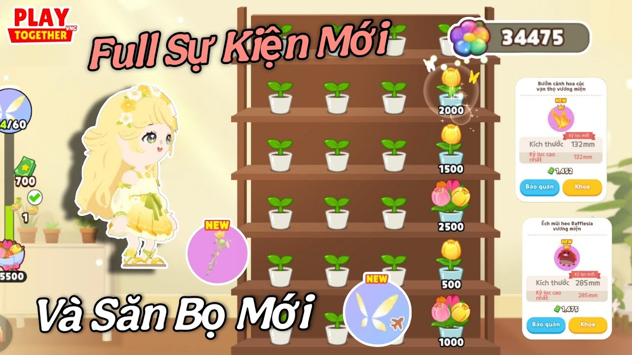 PLAY TOGETHER | Mình Đã Săn Bọ Và Chơi Full Sự Kiện Hoa Mới Như Thế Nào ??