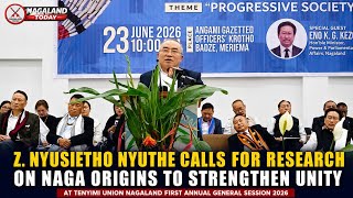 Z. Nyusietho Nyuthe Calls for Research on Naga Origins to Strengthen Unity | TUN Session 2026
