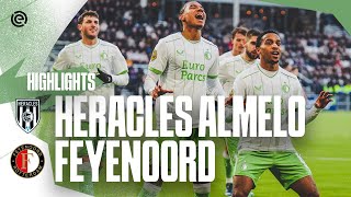 FOUR beautiful GOALS! | Highlights Heracles Almelo - Feyenoord | Eredivisie 2023-2024