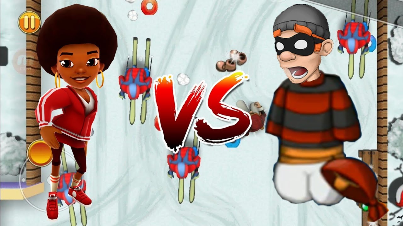 Scurvy Bob Costume vs Ella Core Crew - Robbery Bob 2 vs Subway Surfers