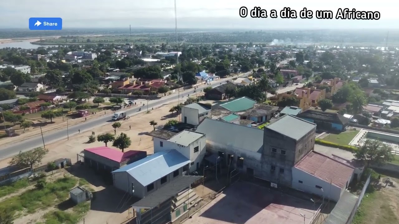 Cidade de Mocuba - Zambézia, imagens com drone