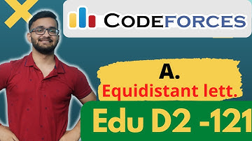 A. Equidistant letters | Level A | Codeforces  | Educational Codeforces Round 121 | Division 2 | C++