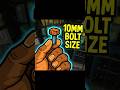 10MM Bolt Thread Pitch Size #automobile #bolts #screws #autozone
