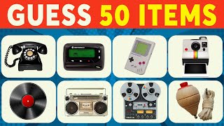 Can You Guess These 50 OLD Items from the Past in Just 5 Seconds? 📸 💾