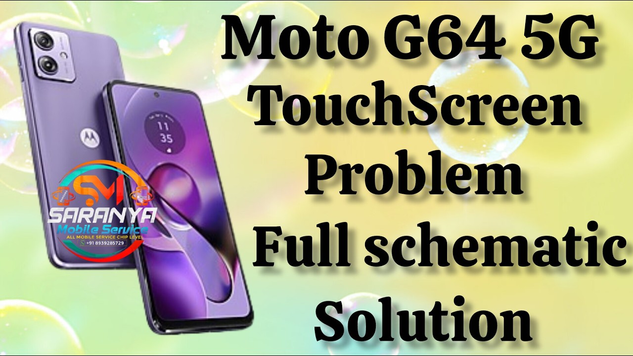 Moto G64 5G Touchscreen Problem Use Borneo Schematic Diagram Full Big Solution #saranyamobileservice