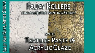 Fauxy Rollers with Glaze and Texture Paste | Learning and Playing with New Art Tools
Welcome to my channel. If you haven’t been here before, I hope you will take a look around. There are many mixed media and other art video tutorials and process videos for you to enjoy. Hit the bell for notifications of new videos, too.
Today, I am back in the studio playing with the fauxy rollers from Artistic Painting Studio. I decided to play with these cool rollers using texture paste, and also with acrylic paint and glazing liquid. I am sure these materials will work well with the rollers as that is primarily what how are intended to be used. There are a lot of other applications, but I wanted to start here. I hope you enjoy watching the process, and maybe you will pick up a fauxy roller to play with in your art space, too!
Please visit Jennifer Furguson at Artistic Painting Studio here:
http://shop.artisticpaintingstudio.com?aff=65
This is an affiliate link and I may earn a small commission if you purchase at her web site using this link.
You might enjoy watching Jennifer use the rollers on walls and furniture over at her channel here:
https://bit.ly/2we82iD
Become a Patron of my channel:
https://www.patreon.com/sallyvannuys
Some of the supplies I used today are listed in my Amazon Affiliate listings. I receive a small compensation if you order using my links. It really helps me replenish my supplies so I can continue producing free videos for you! It costs you nothing extra to order via my links. You can find all my most-used and best-loved supplies here:
http://www.sallyvannuys.com/artsupplies.html
Or here:
http://www.sallyvannuys.com/digitaldownloads/artsupplies.pdf
If you would like to support my channel and help replenish art supplies for these free videos with a donation to my channel, my tip jar is here:
http://www.paypal.me/sallyvannuys
If you haven’t already, please subscribe so you don’t miss more good ideas that I share regularly for mixed media, art journaling, collage, canvas art, watercolor and acrylic painting, and more. And since I am really trying to grow this channel, I would appreciate it so much!
Join me on social media, too:
Facebook: http://www.facebook.com/SallyVanNuys.Artist/
Instagram: http://www.instagram.com/Sally.VanNuys
Pinterest: https://www.pinterest.com/SallyVanNuys/
My web site: http://www.sallyvannuys.com
My Blog https://wordpress.com/view/sallyvannuys.home.blog
#sallyvannuys,#mixedmedia,#artjournaling Fauxy Rollers with Glaze and Texture Paste | Learning and Playing with New Art Tools