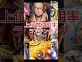 上位帯使用率ランキングTOP10#バウンティラッシュ#opbr#最強キャラ