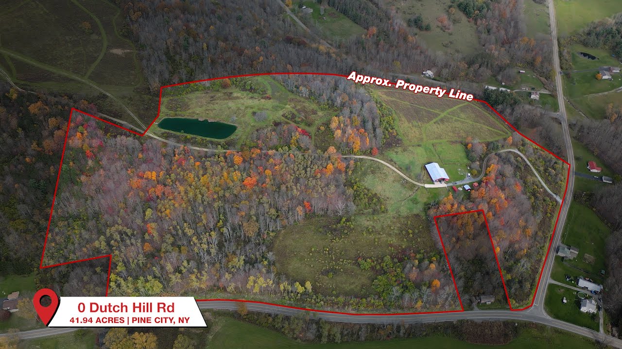 25 Dutch Hill Rd Pine City, NY Aerial Video Tour YouTube