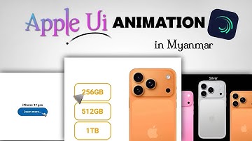 Apple Ui Style Animation Tutorial | Alight Motion | Part 1