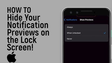 How to Hide Your Notification Previews on the Lock Screen on iPhone [easy]