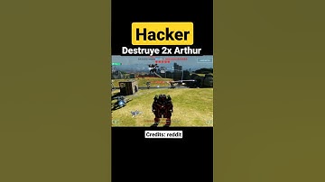 🤬 Hacker destruyendo 2x Titan Arthur de un solo golpe | War Robots [WR] #Shorts