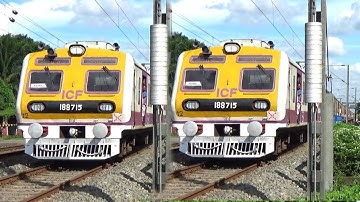 Quick Accelerating Howrah Katwa ICF Medha Local & Teesta Torsa Express Dangerously skipping Railgate