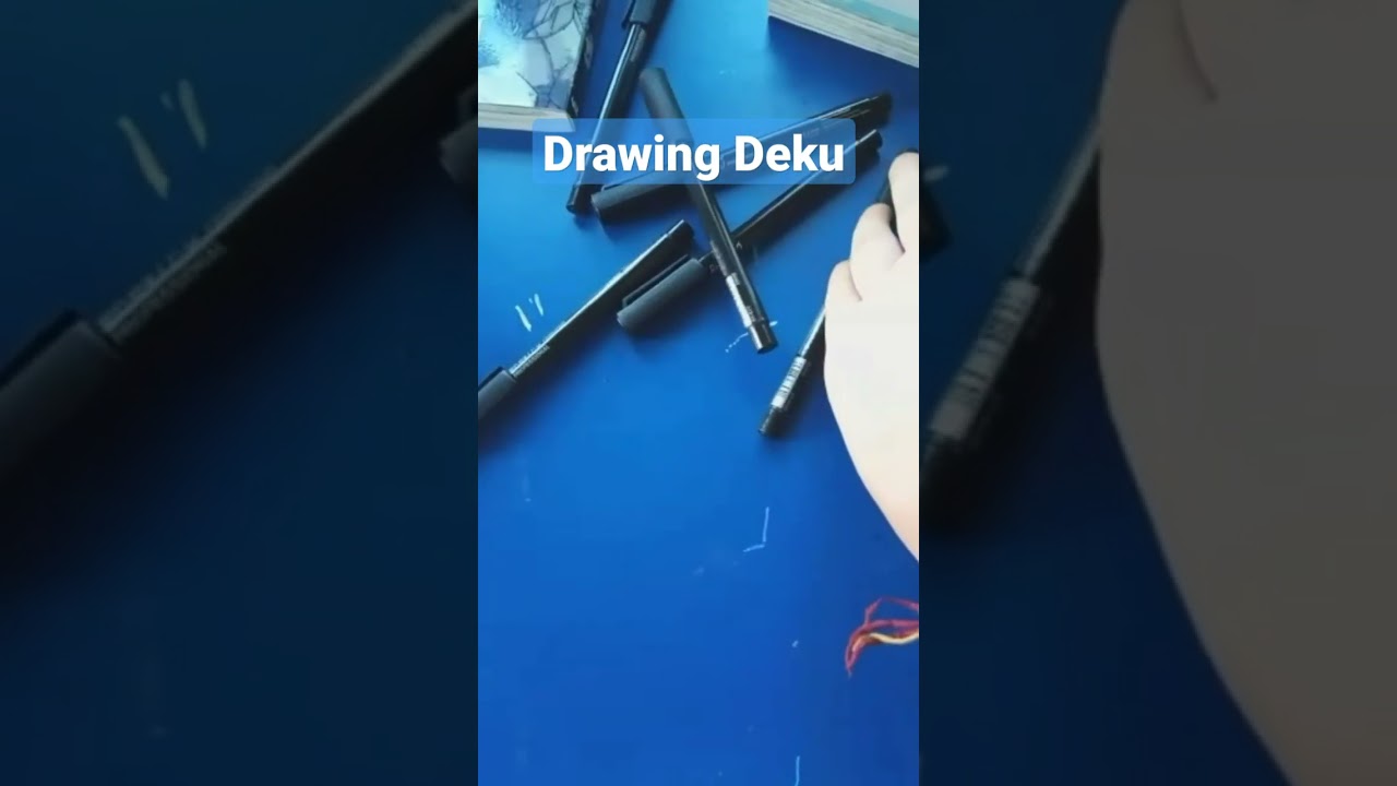 Drawing Deku. My Hero Academia .uni-ball pencil, brustro fineliner  #bnha #mha #art #manga #brustro
