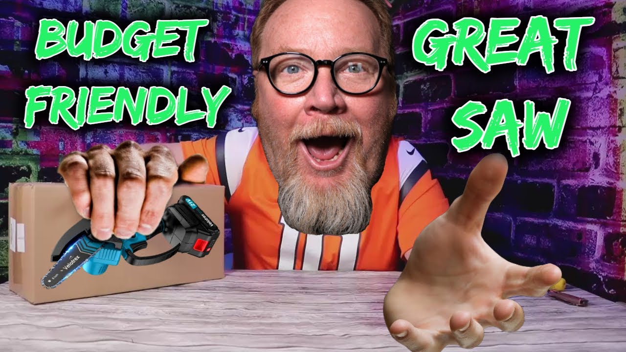 Velotrex Mini 6 inch Cordless Chainsaw with 2pcs 21V 2Ah Batteries Review