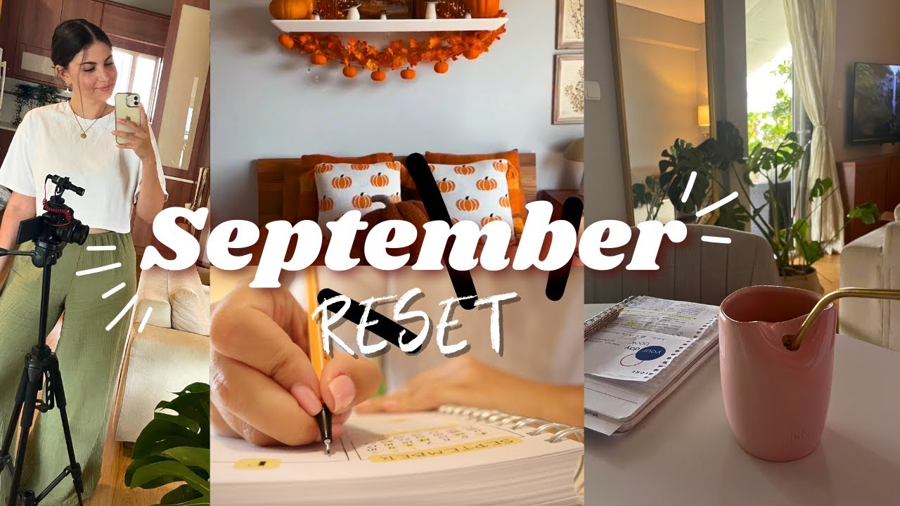 SEPTEMBER RESET | Καθαριότητα σπιτιού & Διαβάσμα σε ζεστό coffee shop🍂