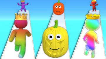 GIANT RUSH vs JUICE RUN vs SICE UP - Triple Gameplay New Update 2023