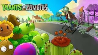 Играю в игру plants vs zombies