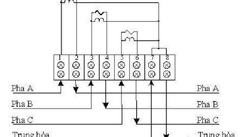 Sơ đồ cách đấu công tơ điện 3 pha trực tiếp | Hướng dẫn cách Lắp công tơ trực tiếp A-Z