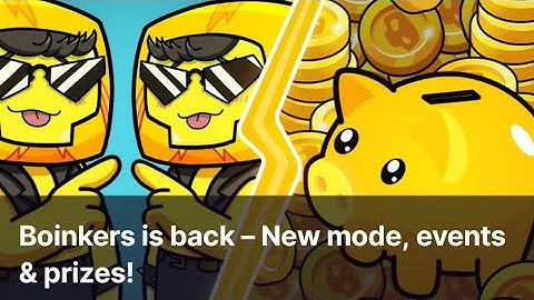 Boinkers is back - New mode, events & prizes! Sweat Wallet Learn & Earn