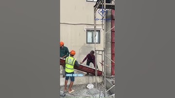 Tháo dỡ khuôn cột trong bằng sắt sau khi đổ bê tông #copphaviet #cốp_pha_việt #CỐP_PHA_VIỆT