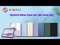 Fintie Hybrid Slim Case for M2 iPad Air (2024) - Solid & Lightweight, Worth A Try 💜