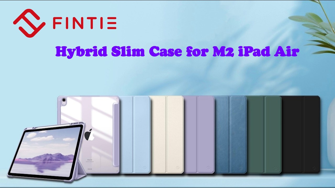 Fintie Hybrid Slim Case for M3 iPad Air (2025) - Solid & Lightweight, Worth A Try 💜