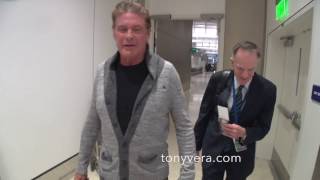 david hasselhoff real nice guy at lax