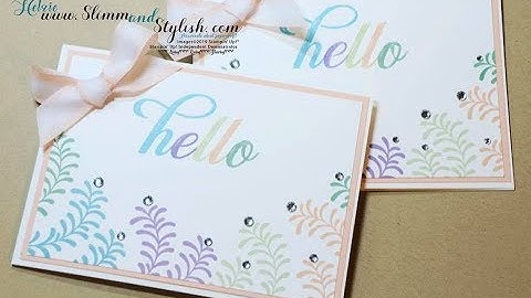 Stampin Write Markers with the Stampartus