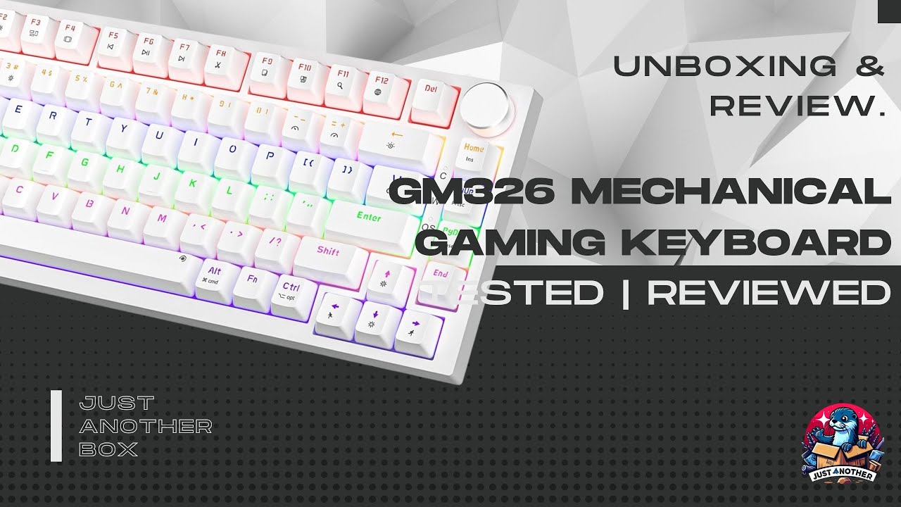 Newmen GM326 Mechanical Gaming Keyboard – Compact 75% Hot Swappable RGB Keyboard