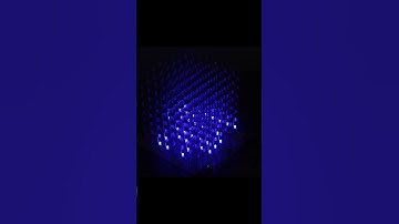 Cubo de LED 8x8x8 com Arduino  #engenharia #robot #3dprinting #arduino