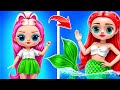 Подводные приключения принцессы Ариэль! 25 идей для ЛОЛ