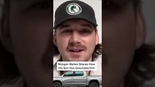 Morgan Wallen talks about his SON 🙌🏆 #shorts #morganwallen #countrymusic