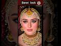 most beautiful bridal makeup looks with jewellery and hairstyling ideas for girls #shorts #trending