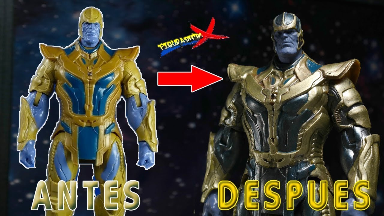 Custom Repaint Thanos Guardians of the Galaxy Hot Toys Recast Toy Makeover FigurAdicto X