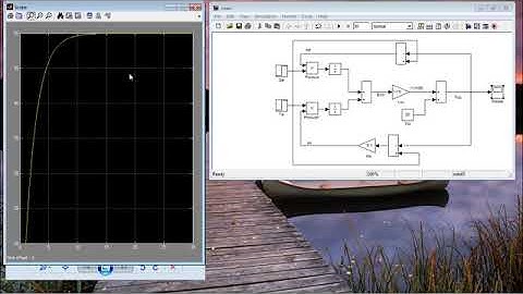Simulink temperature control system and heat transfer simulation