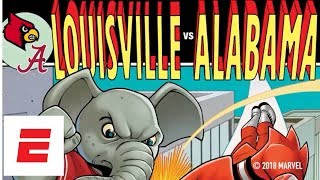 College Football Playoff & Marvel Comic Covers: Behind the Scenes Louisville/Alabama | ESPN