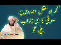 Gumrah Aqalmandon Par Sufi Ka Hi Jawab Chalega | Syed Noor Zaman Naqshbandi Shazli | SNZNS TV |