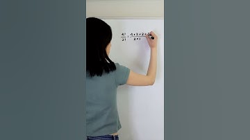HOW TO DIVIDE FACTORIALS #shorts #math #maths #mathematics