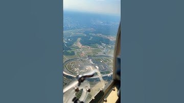 Piper Cherokee 140 Cross Country to Class D Airports Over NASCAR Racetrack and Lake PA-28-140
