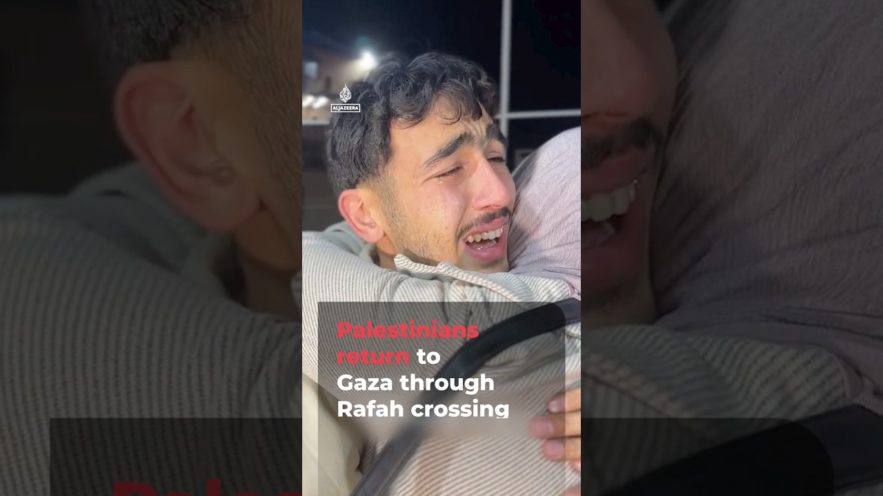 Families mourn loved ones as they make emotional return to Gaza