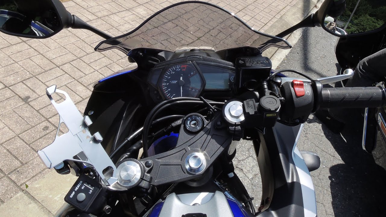 Yzf R25 スマホマウントを購入しました Youtube